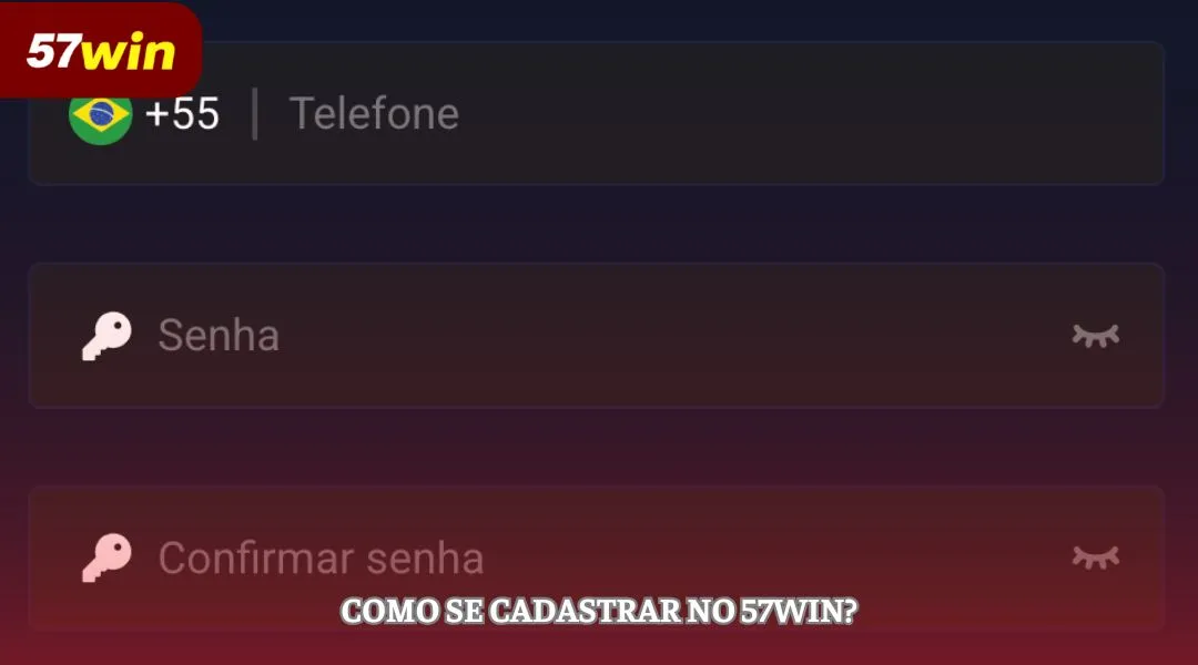 Como se cadastrar no 57WIN