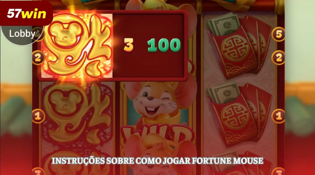 Instruções sobre como jogar Fortune Mouse