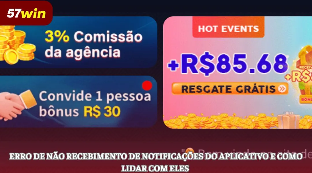 Erro de não recebimento de notificações do aplicativo e como lidar com eles