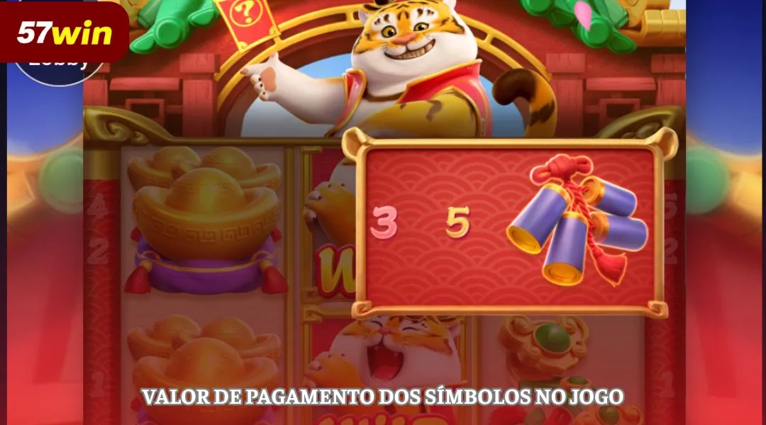 Valor de Pagamento dos Símbolos do Jogo